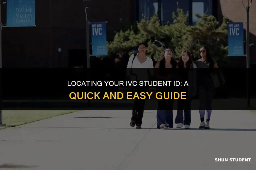how to find you ivc student id