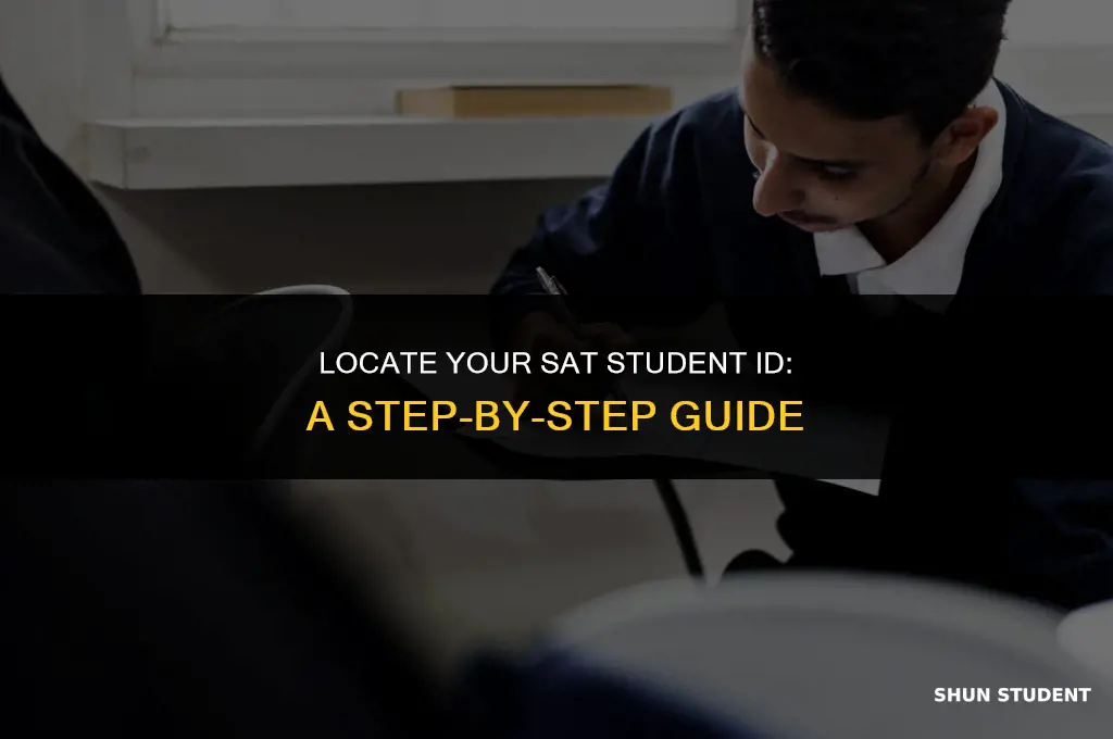 how to find you sat student id