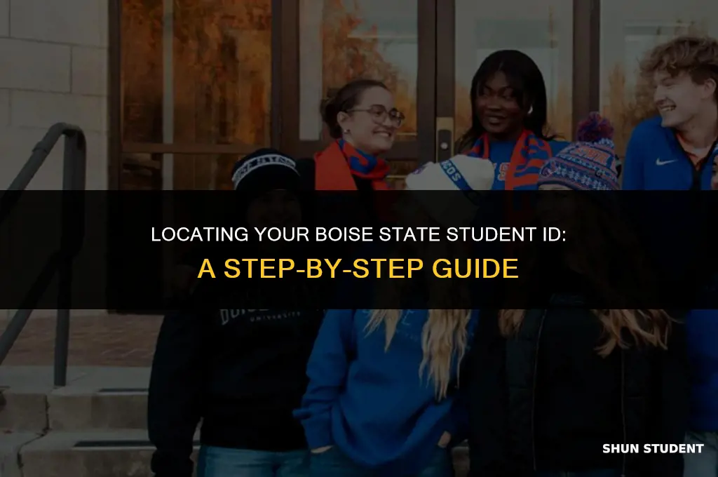how to find your boise state student id