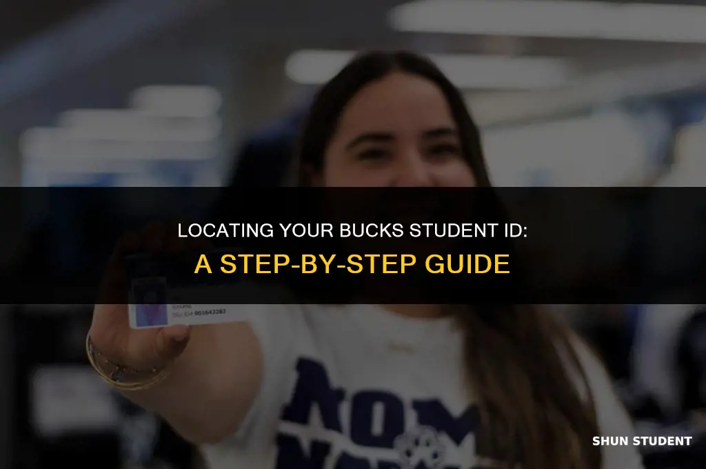 how to find your bucks student id number
