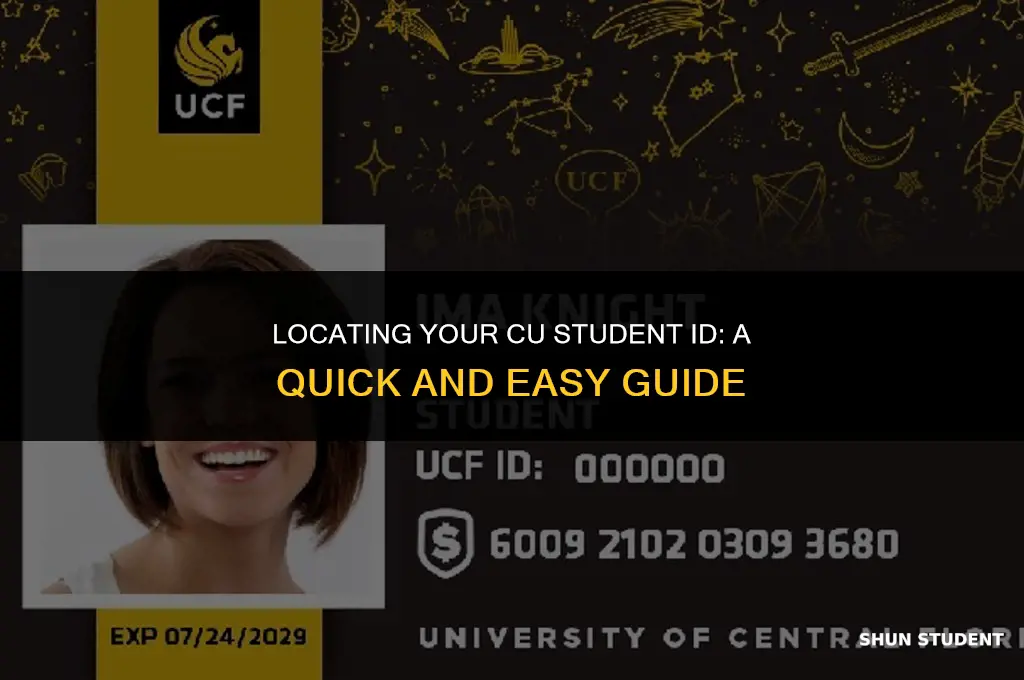 how to find your cu student id number