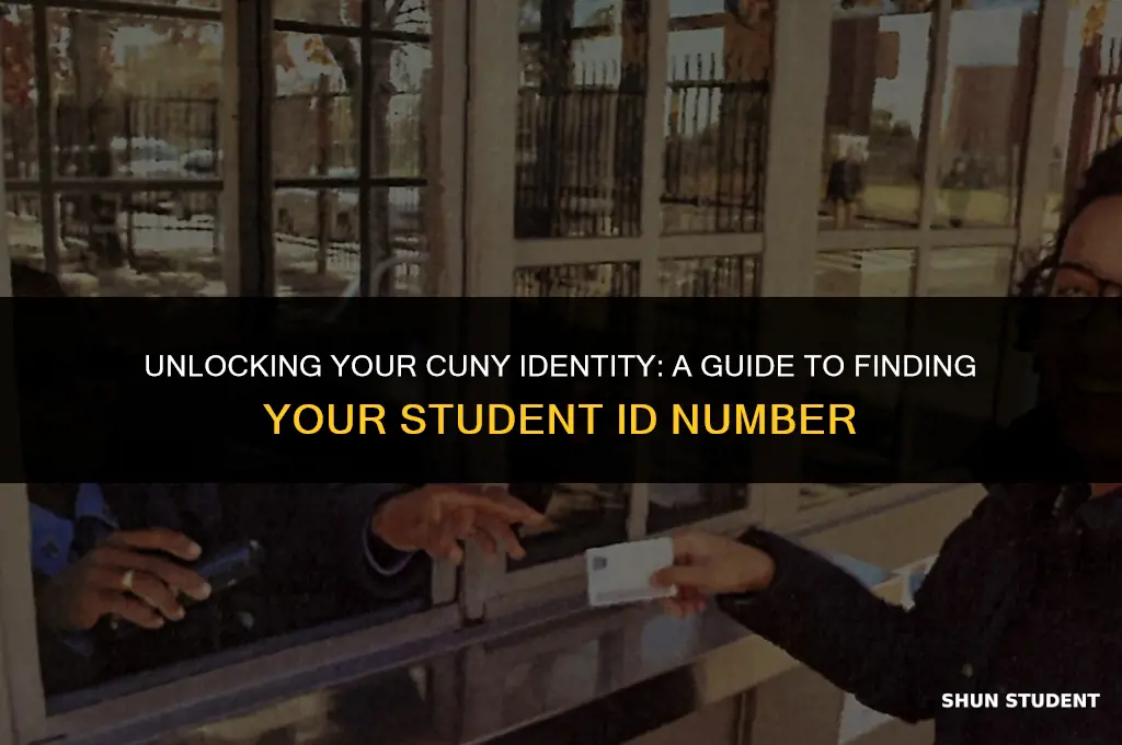how to find your cuny student id number