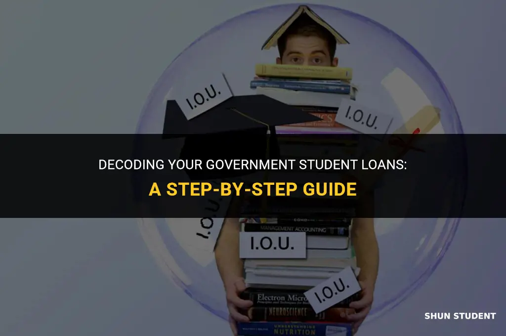 how to find your government student loans