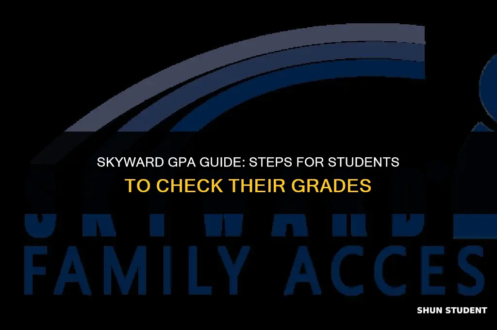 how to find your gpa on skyward as a student