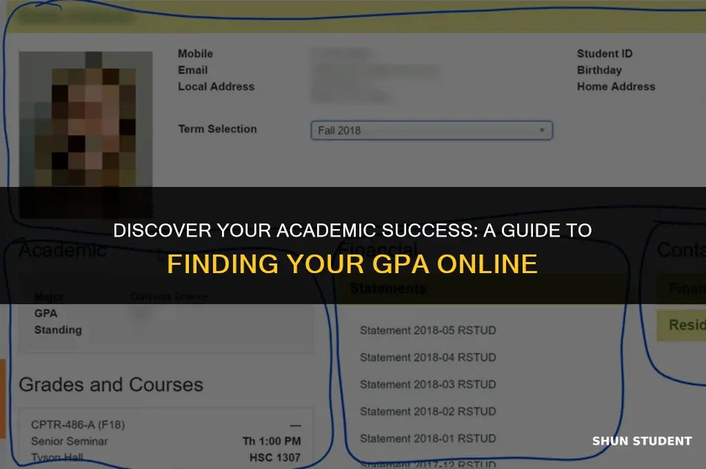 how to find your gpa on student portal