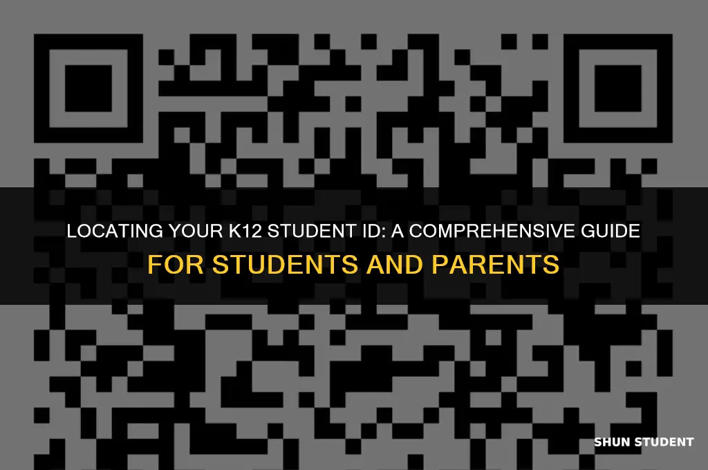 how to find your k12 student id