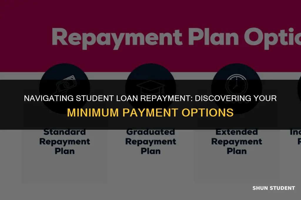 how to find your minimum payment student loan