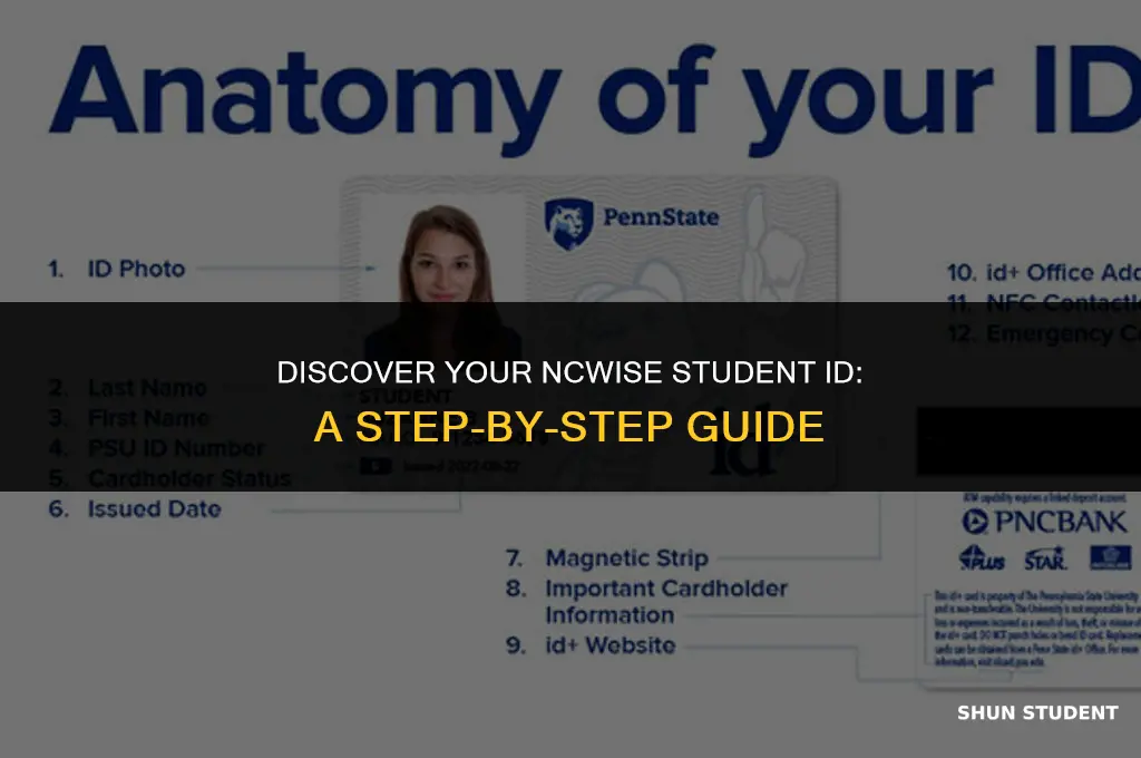 how to find your ncwise student id