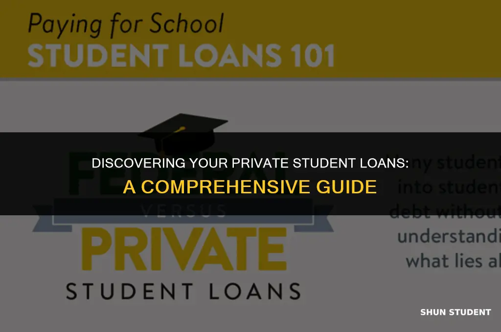 how to find your private student loans