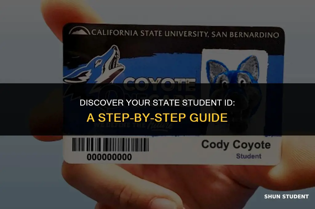 how to find your state student id number