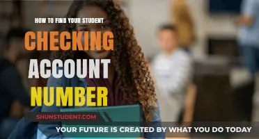 Locating Your Student Checking Account Number: A Simple Guide