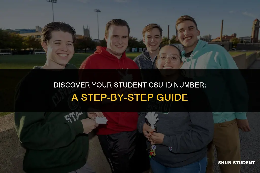 how to find your student csu id number
