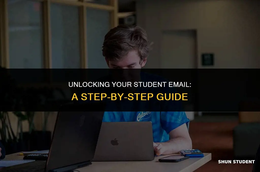 how to find your student email