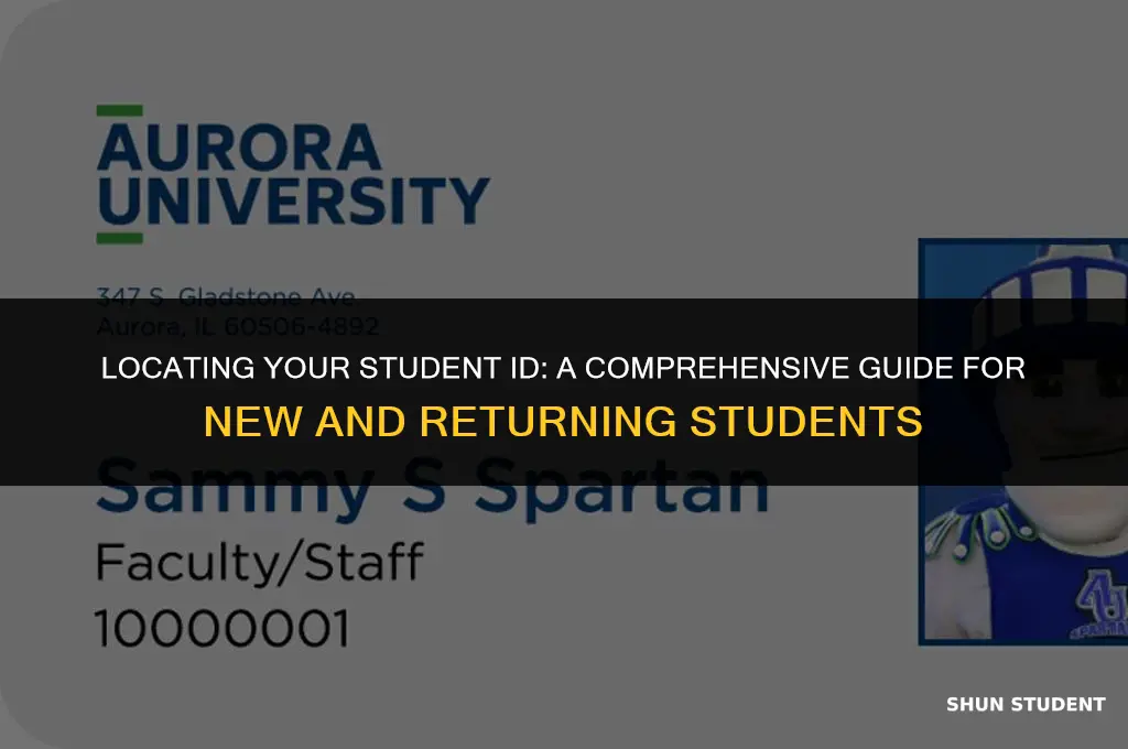 how to find your student id card