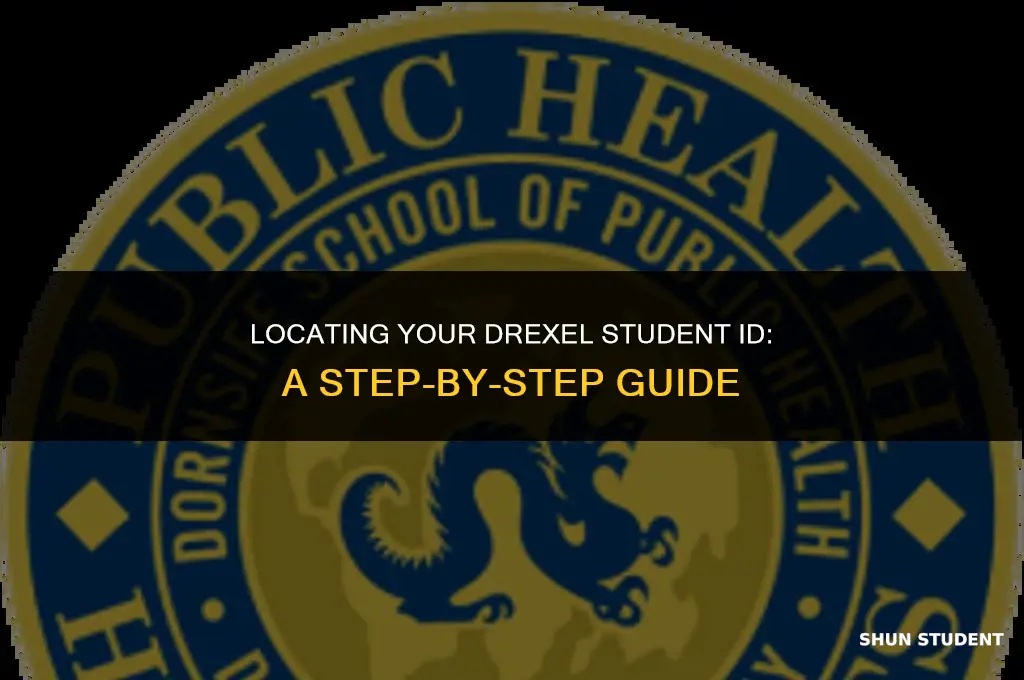 how to find your student id drexel