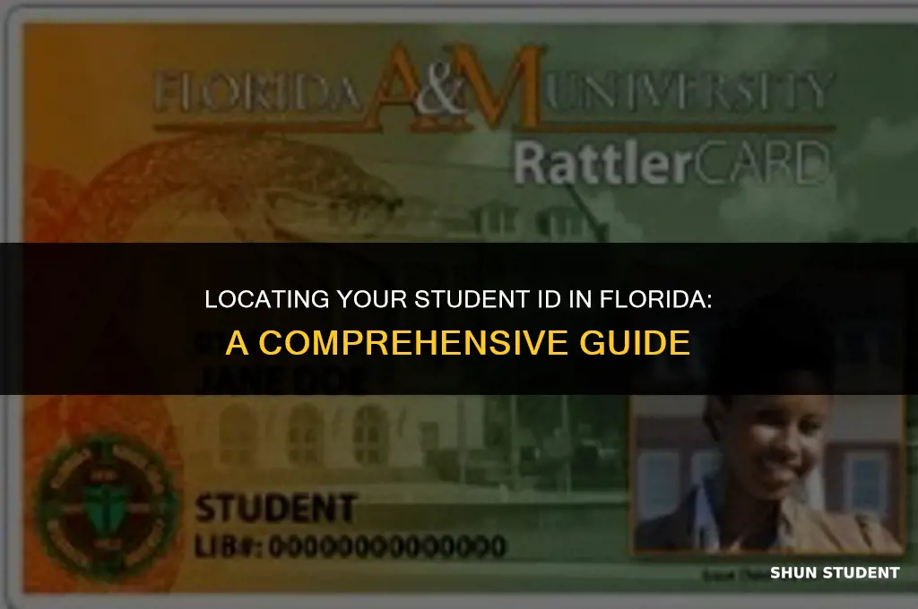 how to find your student id florida