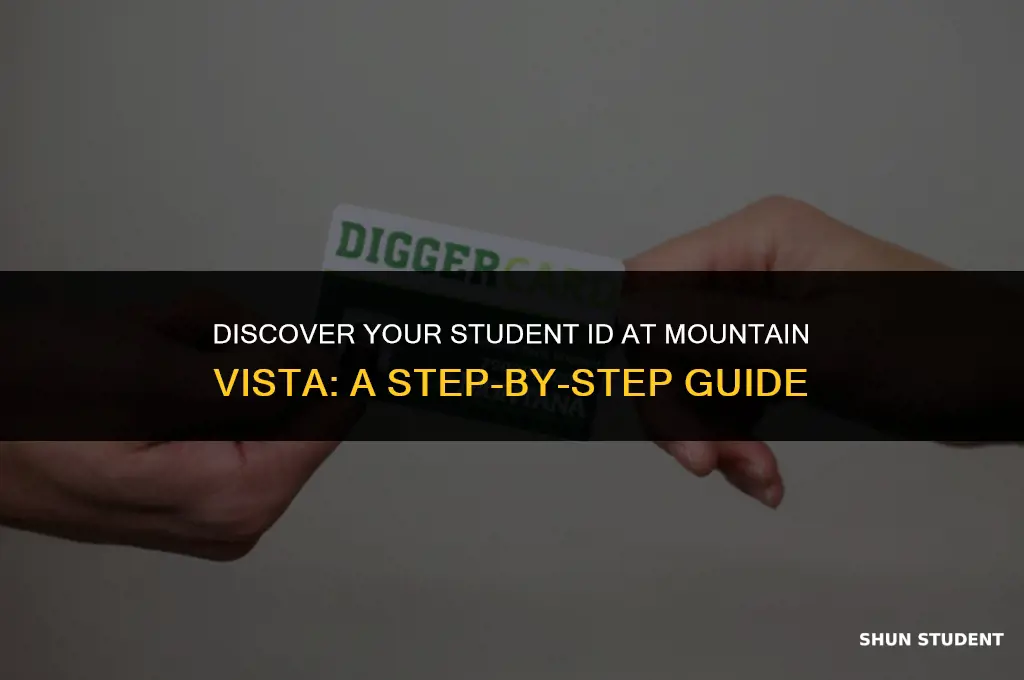 how to find your student id mountain vista