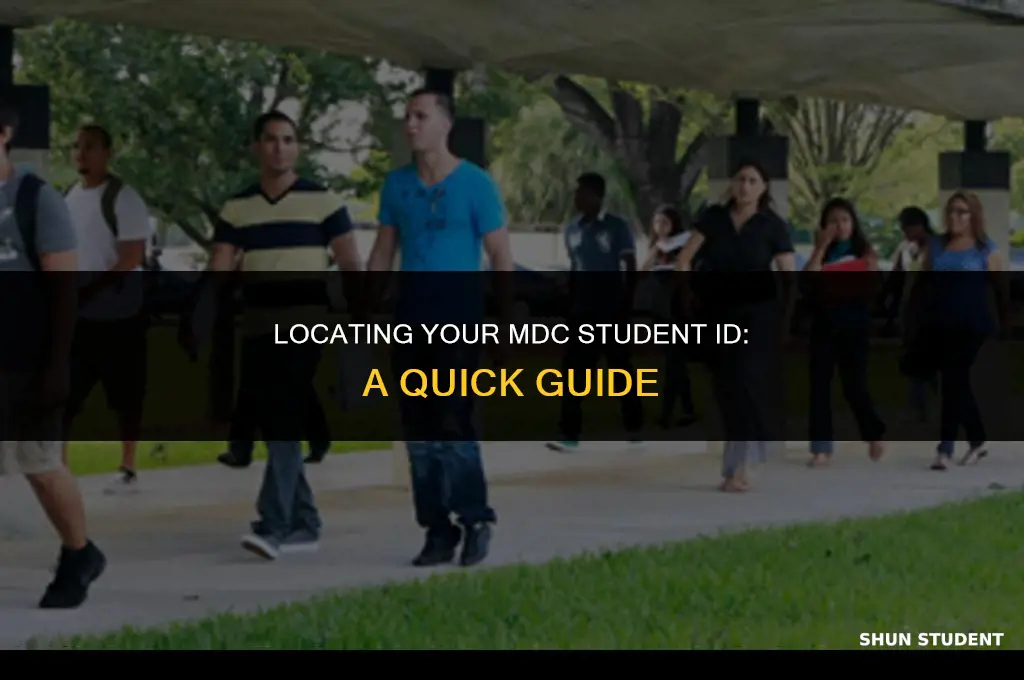 how to find your student id number mdc