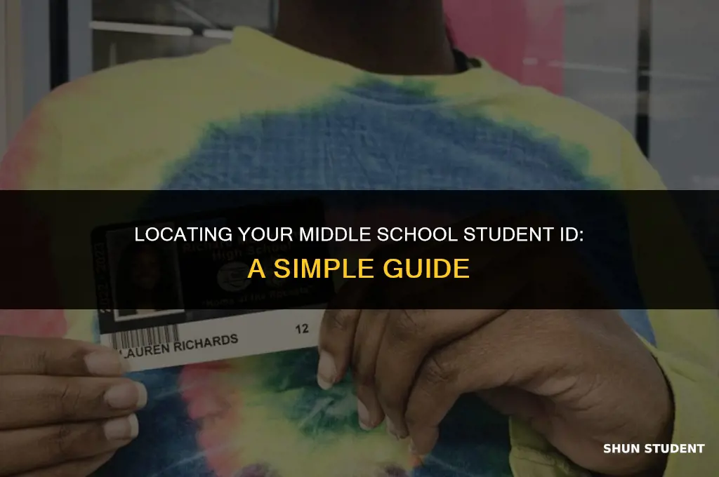 how to find your student id number middle school