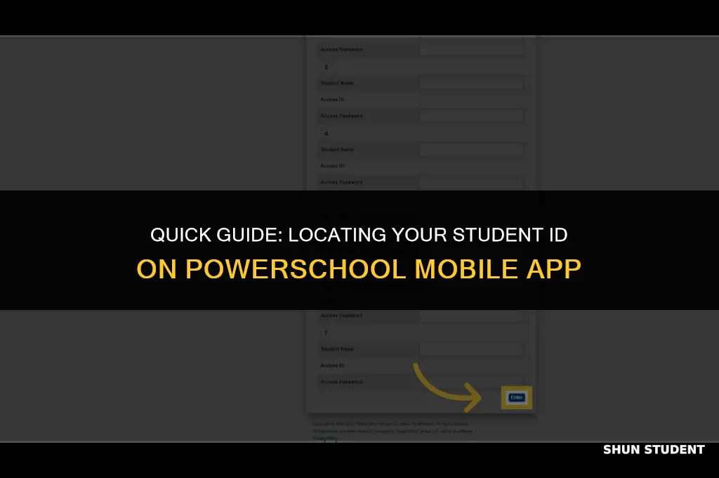 how to find your student id on powerschool on phone