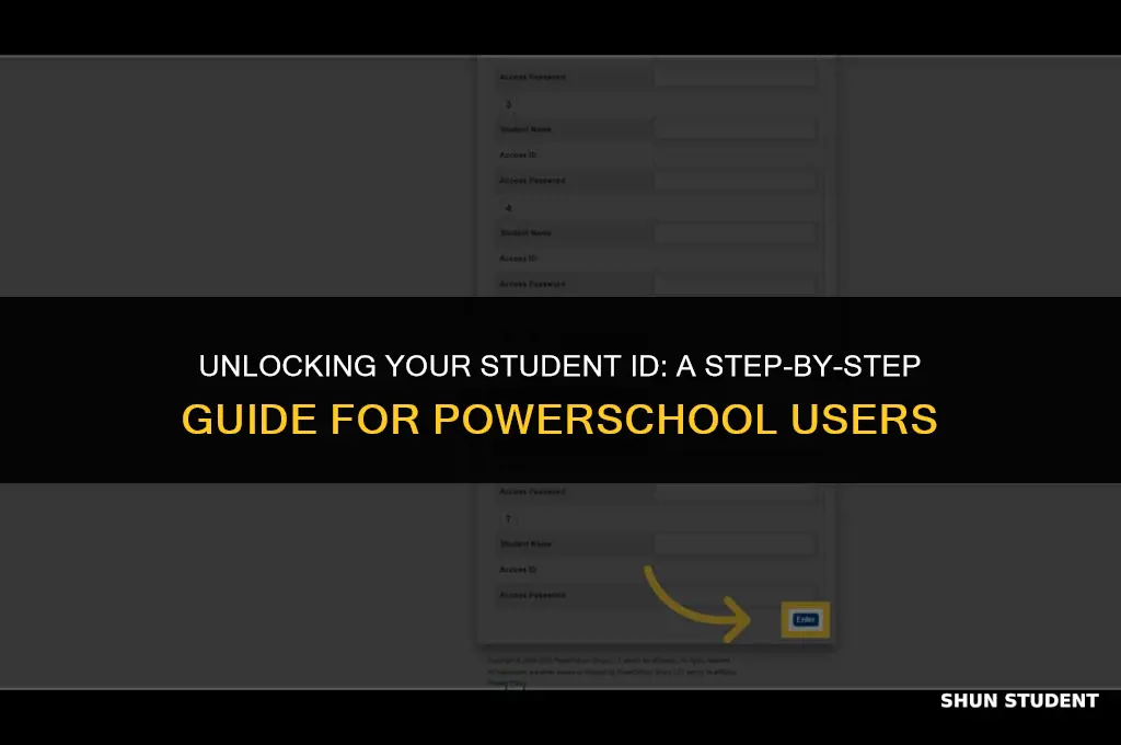 how to find your student id with power achool