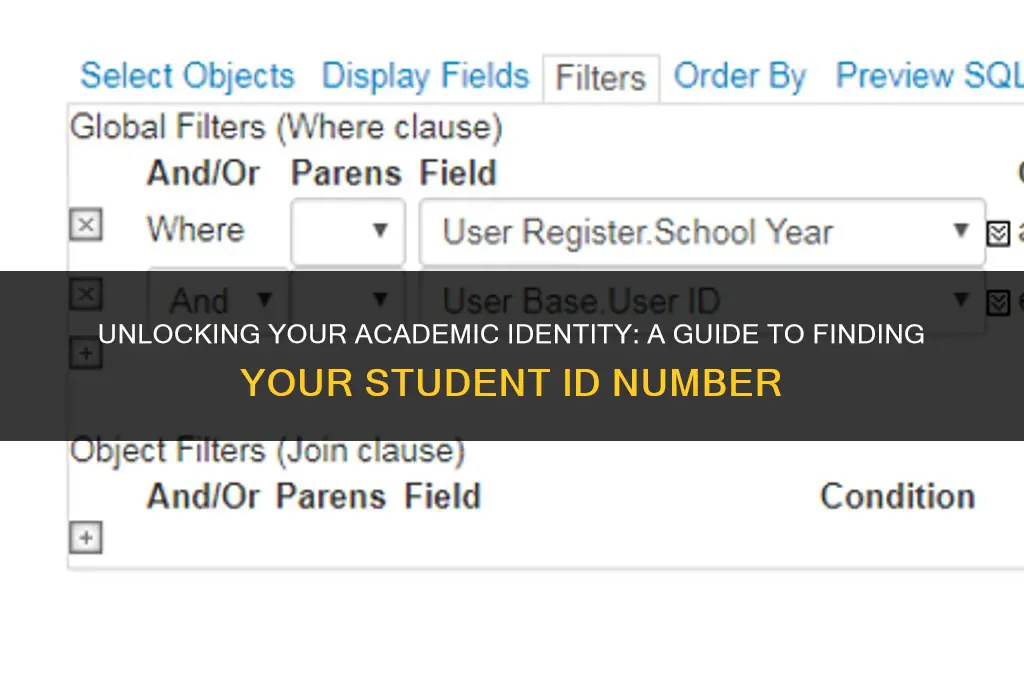how to find your student identification number