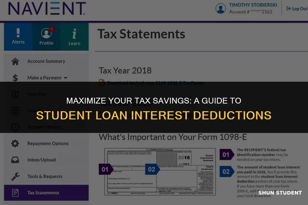 how to find your student loan interest deduction