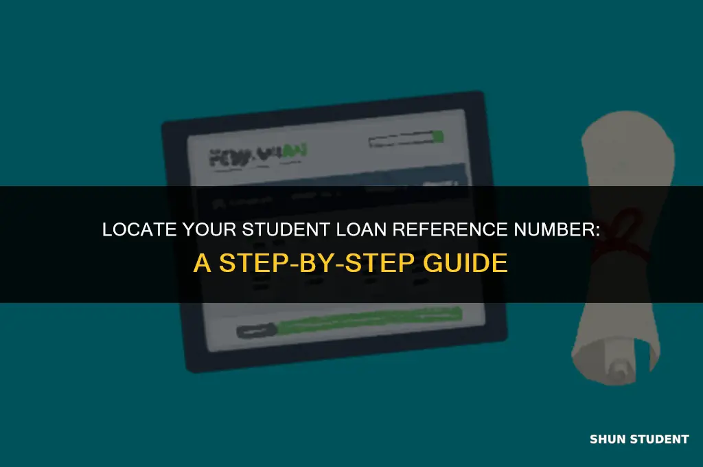 how to find your student loan reference number