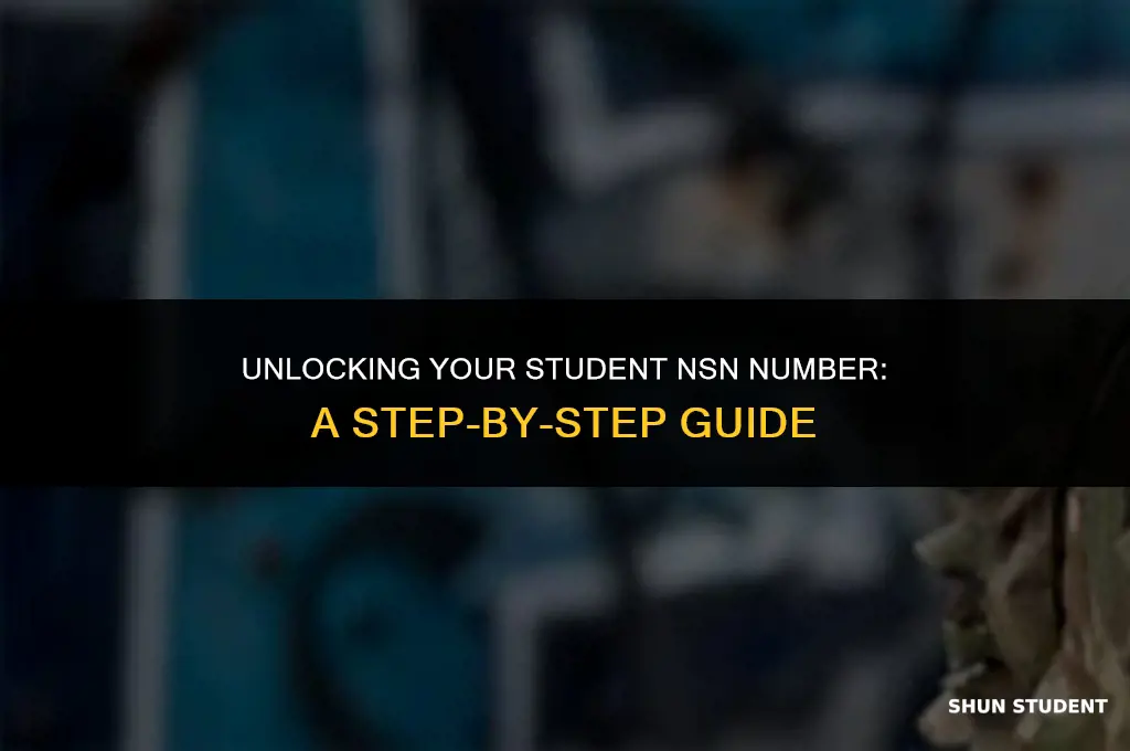 how to find your student nsn number
