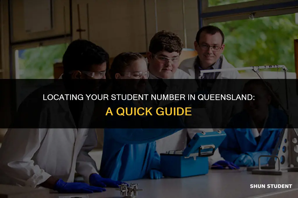 how to find your student number qld