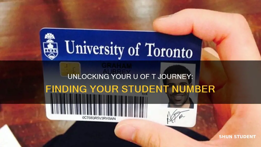 how to find your university of toronto student number