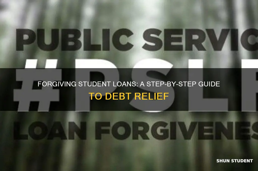 how to forgive my student loans