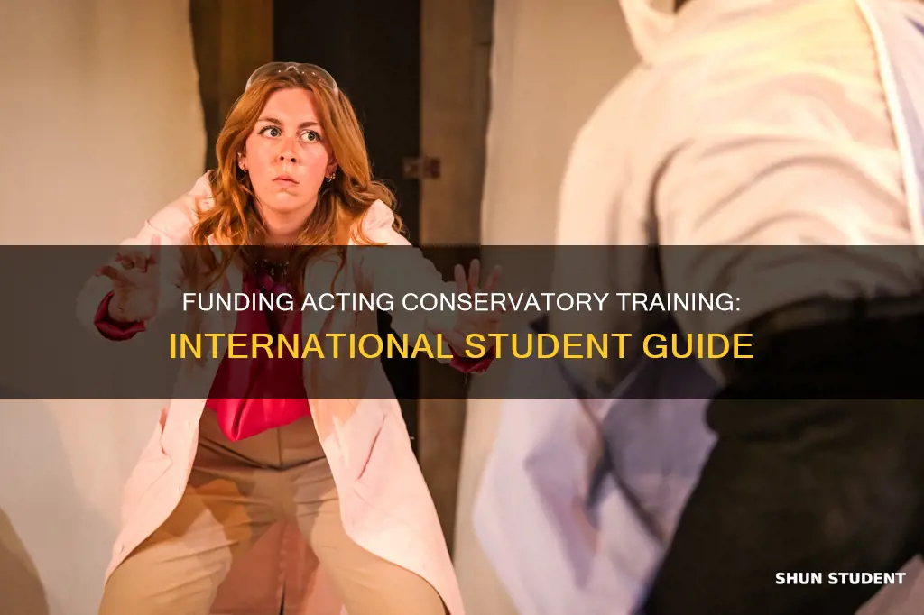 how to fund acting conservatory training as an international student