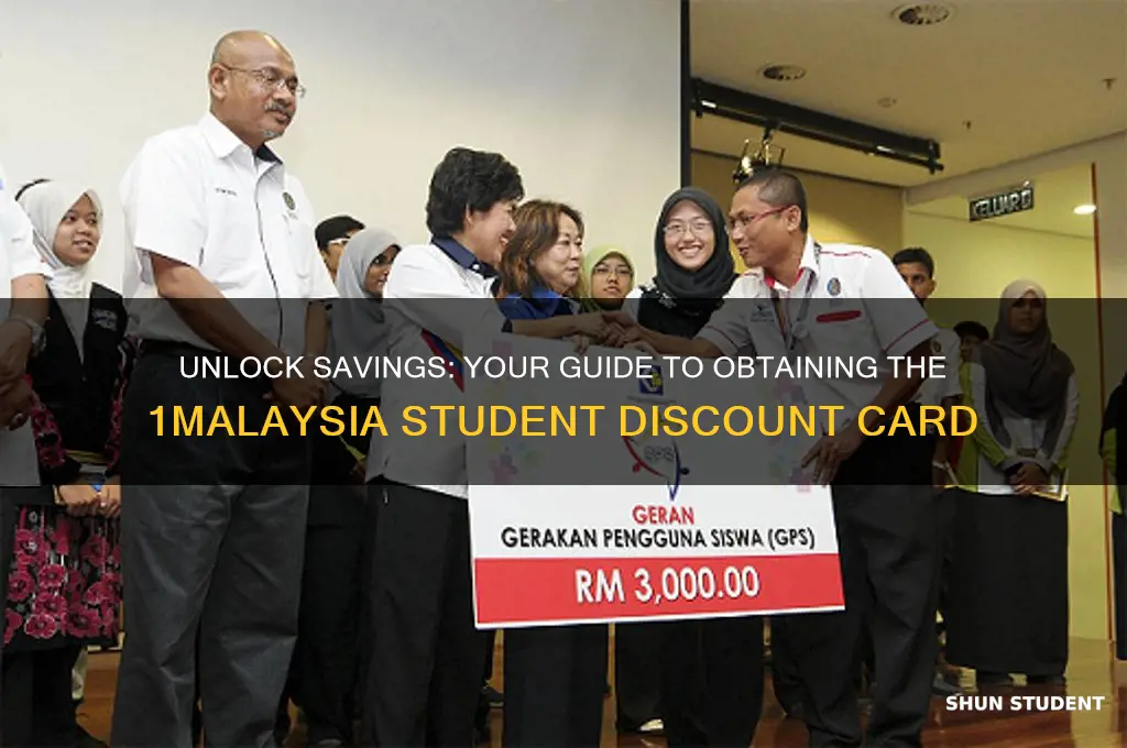 how to get 1malaysia student discount card