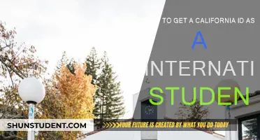 International Students: Getting a California ID