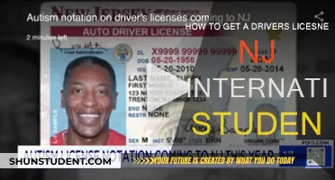 Get a New Jersey Driver's License as an International Student