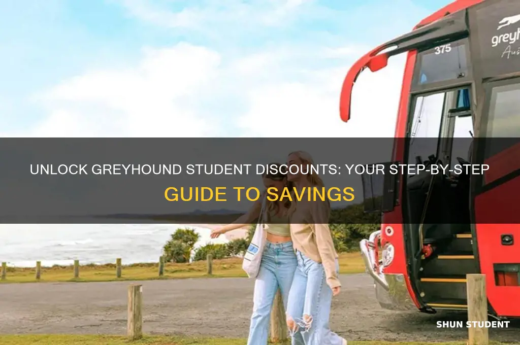 how to get a greyhound student discount card