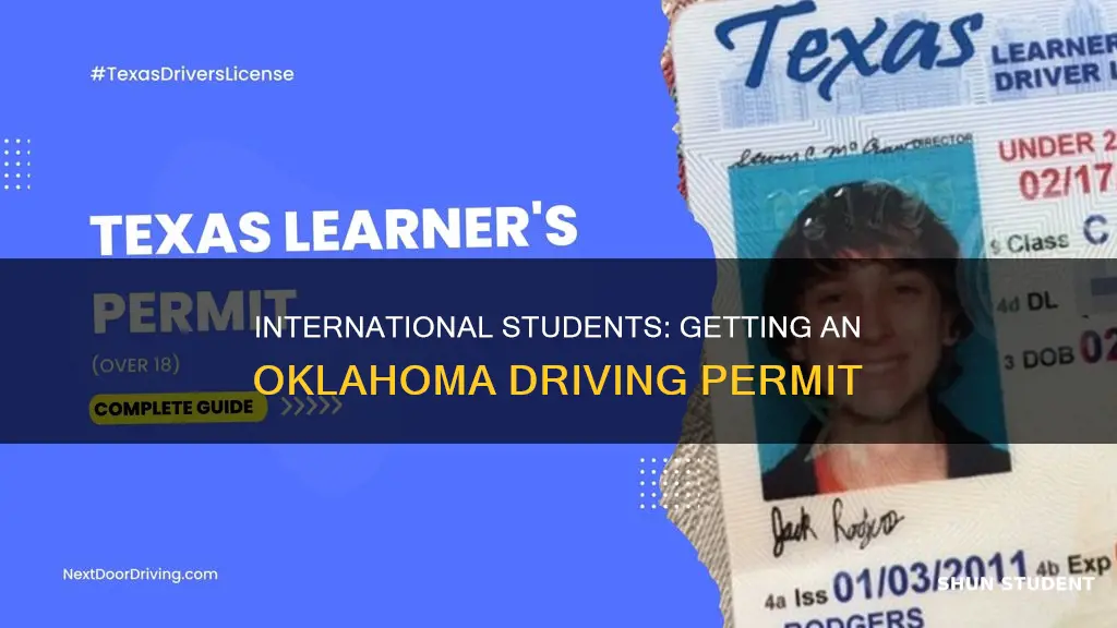 how to get a permit in oklahoma for international students