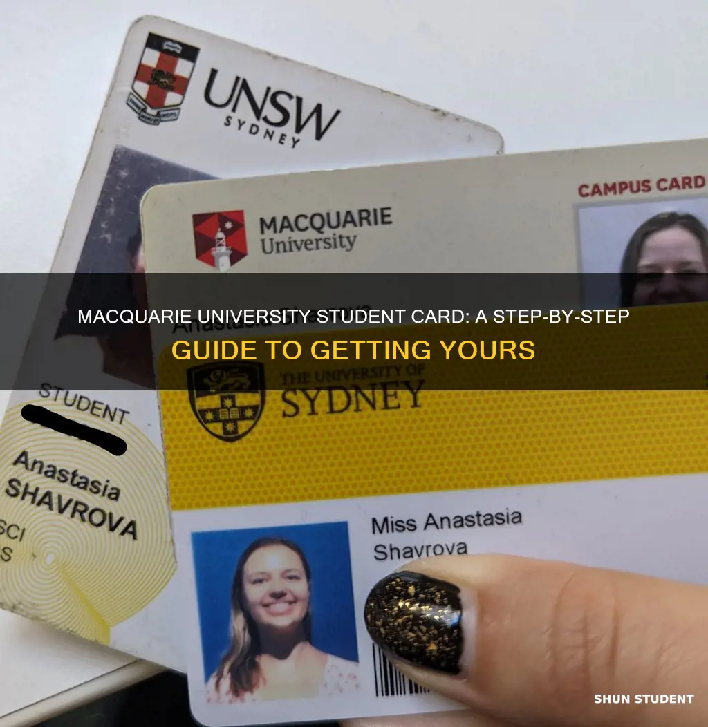 how to get a student card macquarie university