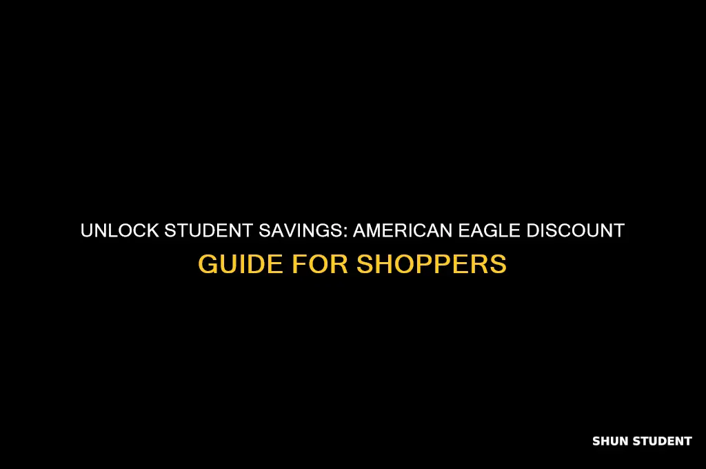 how to get a student discount at american eagle