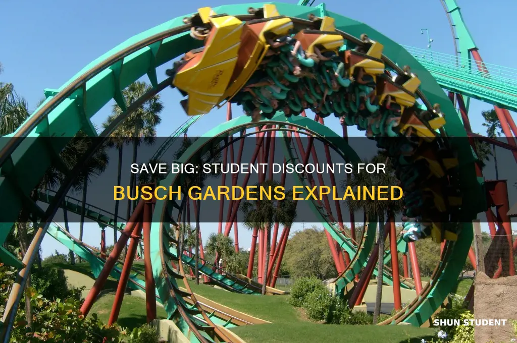 how to get a student discount busch gardens