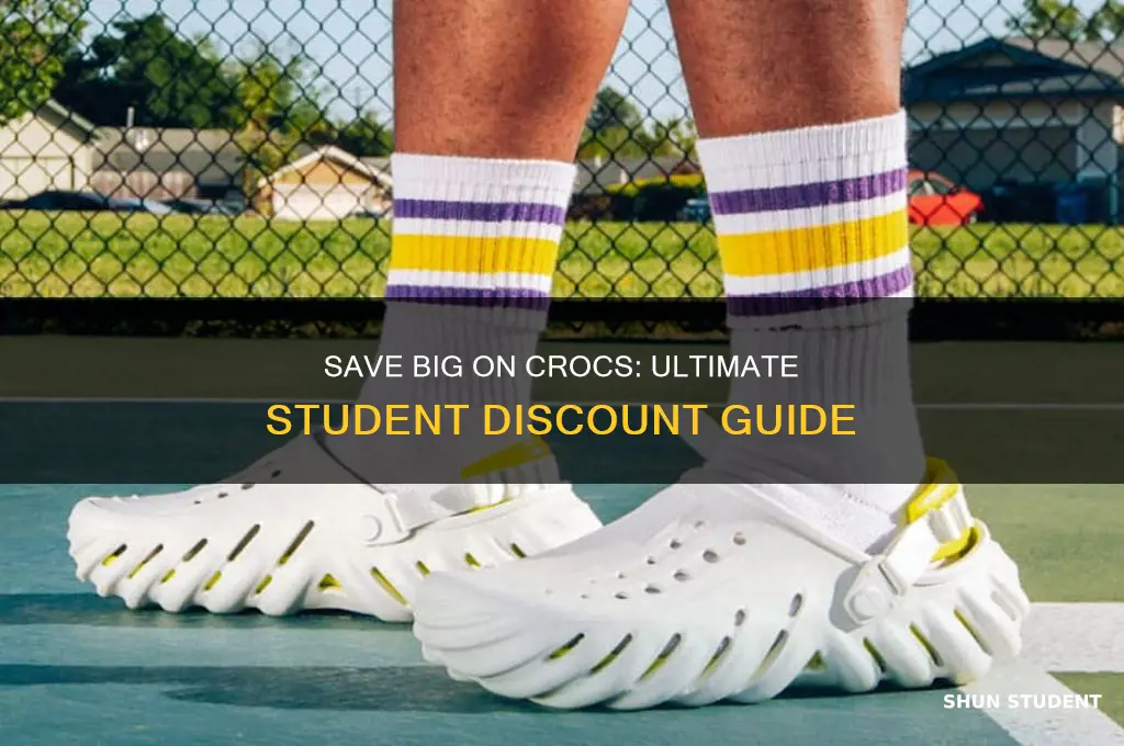 how to get a student discount on crocs