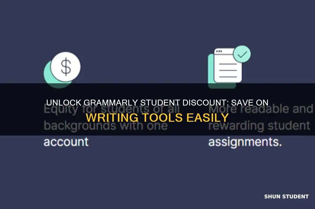 how to get a student discount on grammarly