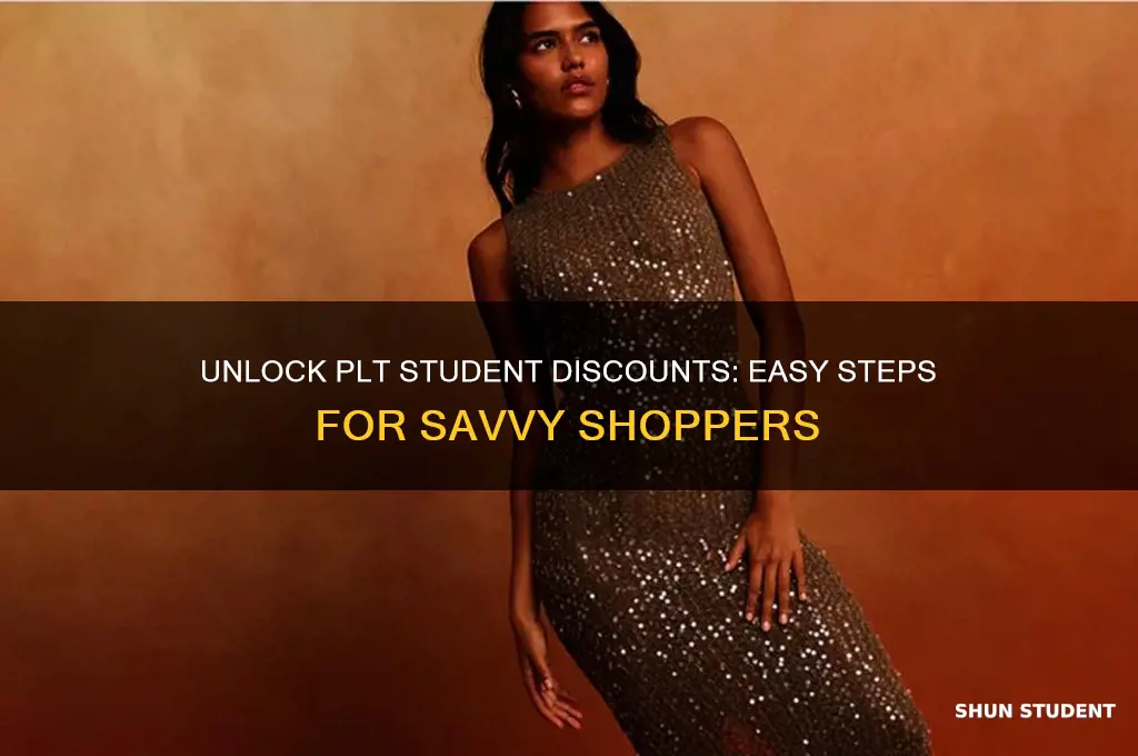 how to get a student discount on plt