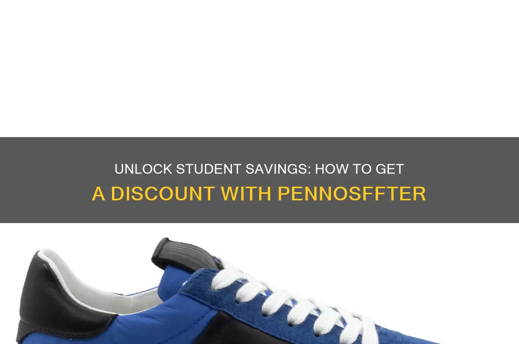 how to get a student discount with pennosffter