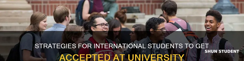 how to get accepted as an international student