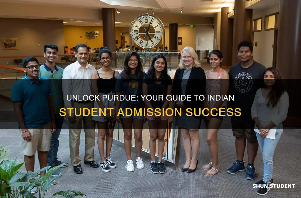 how to get admission in purdue university for indian students