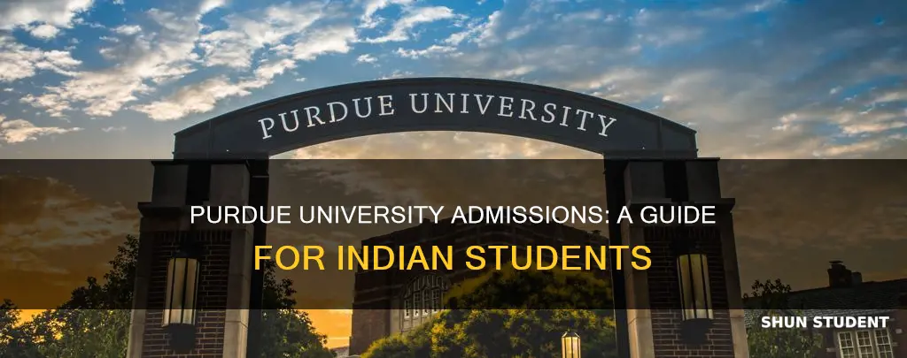 how to get admission in purdue university for indian students