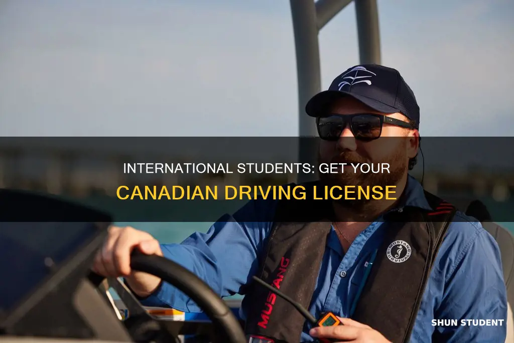 how to get canadian driving license for international students