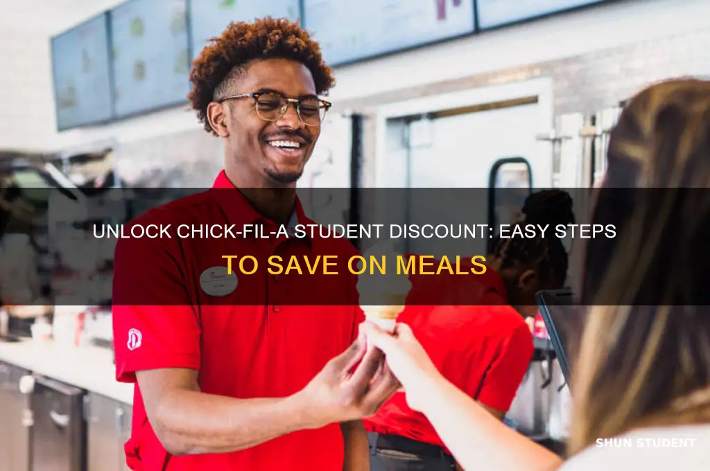 how to get chick fil a student discount